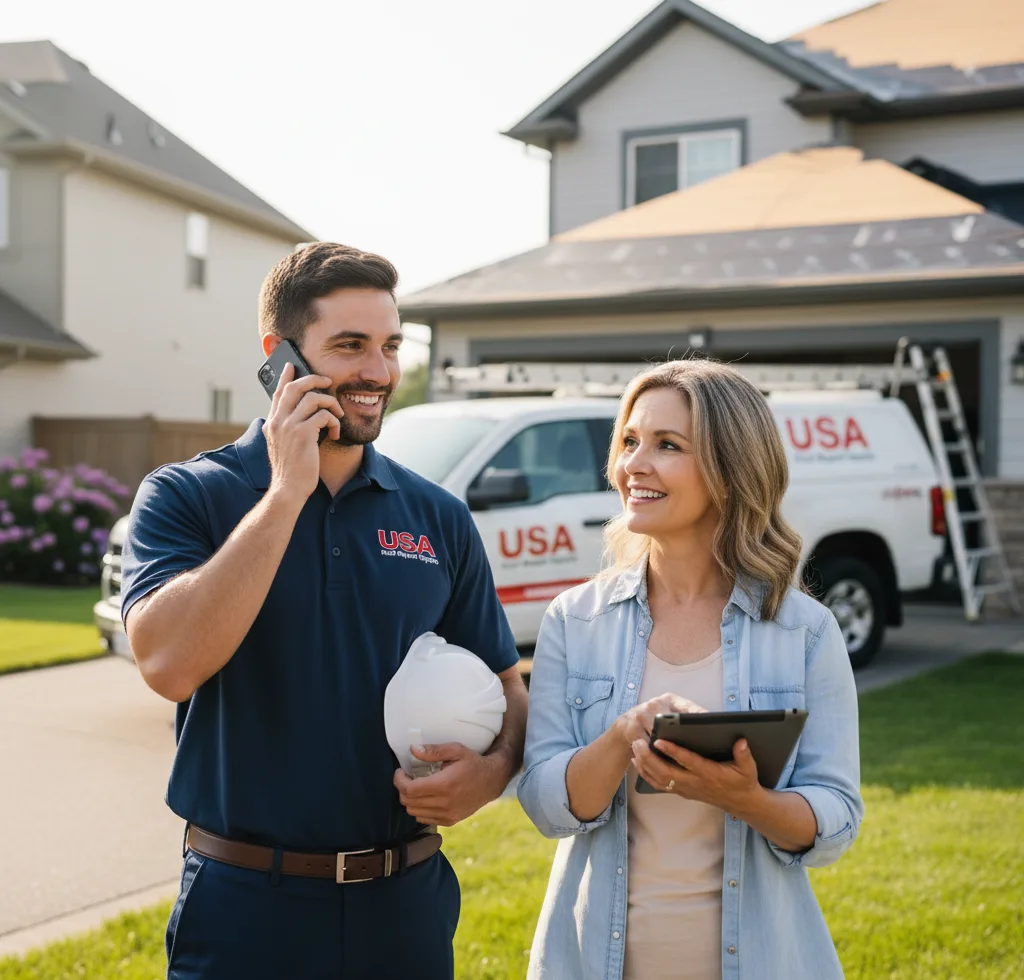 USA Roof Repair Experts customer support in Pleasant Prairie